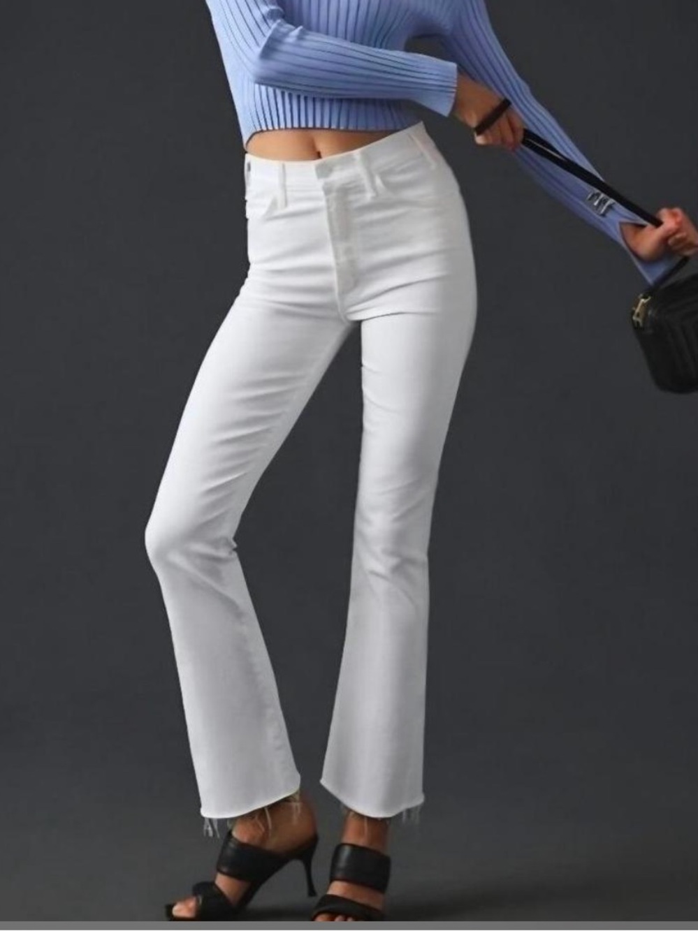 Mother the hustler ankle Frey 26 High-Rise Flare Jeans - Women's Slim Fit